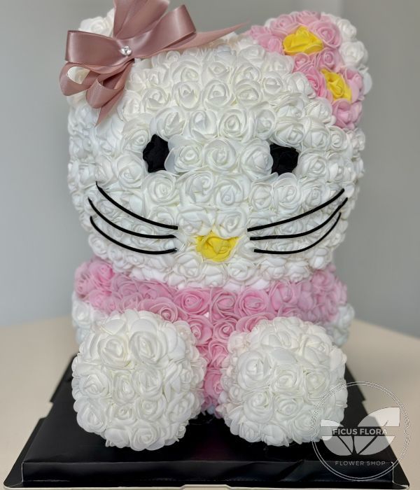 Floral Hello Kitty Rose Bear Arrangement