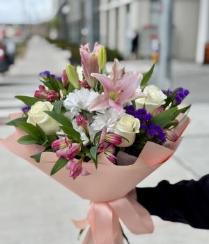Blushing Harmony. Fresh flower bouquets in Toronto