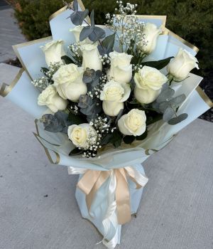 Golden Serenity. Fresh flower bouquets in Toronto