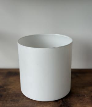 White Glass Vase – 15 cm / 6 in. Fresh flower bouquets in Toronto