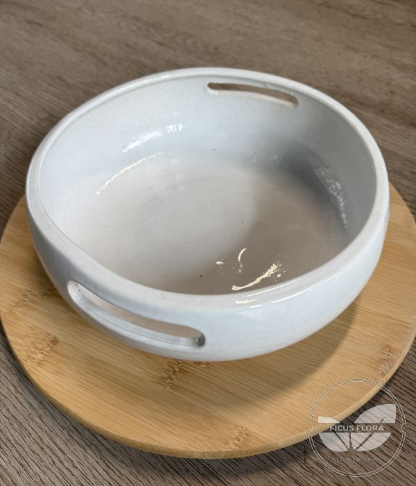 Ceramic Flat Vase