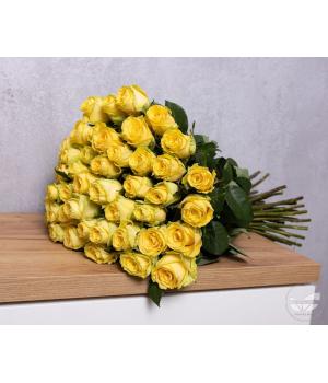 Golden Grace - 50 Yellow Roses. Fresh flower bouquets in Toronto