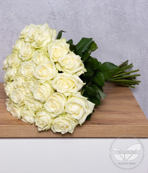 Pure Eternity - 50 White Roses. Flowers Ontario