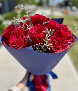 Crimson Devotion. Fresh flower bouquets in Toronto