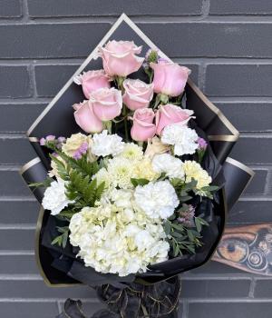 Velvet Rose Remembrance. Fresh flower bouquets in Toronto