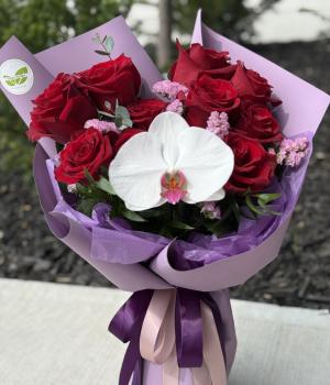 Orchid Romance. Fresh flower bouquets in Toronto