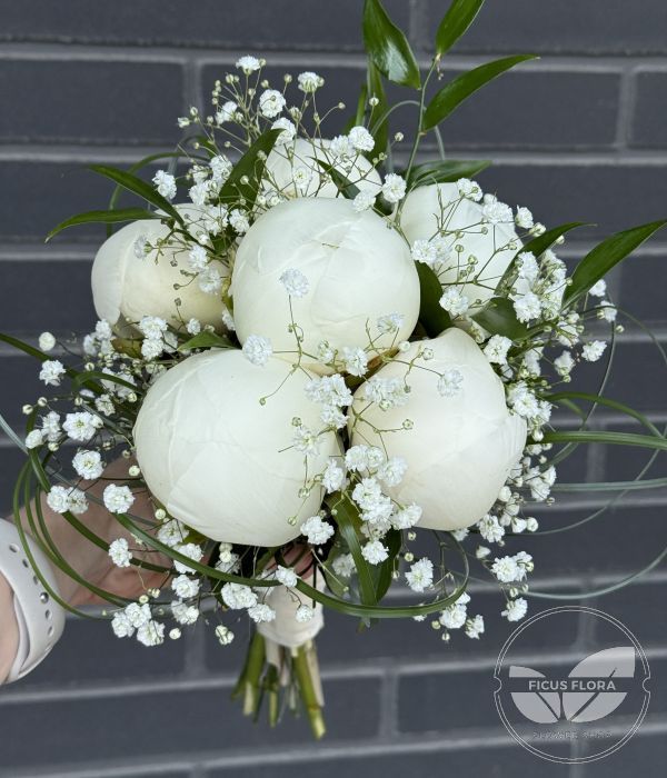 Pure Peony Bridal Charm. Flowers Ontario