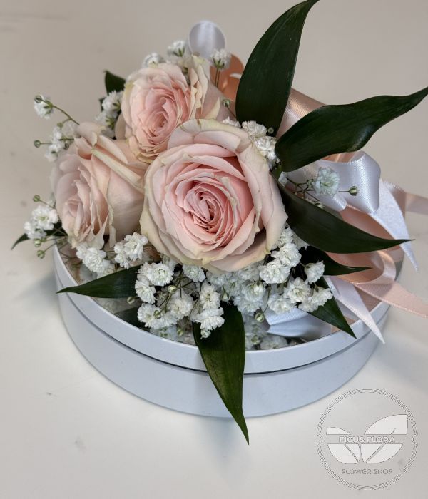 Blush Elegance Corsage. Flowers Ontario