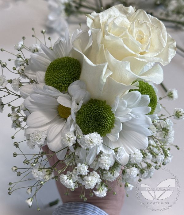 Pure Delight Corsage. Flowers Ontario