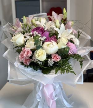 Luxe Garden Symphony. Fresh flower bouquets in Toronto