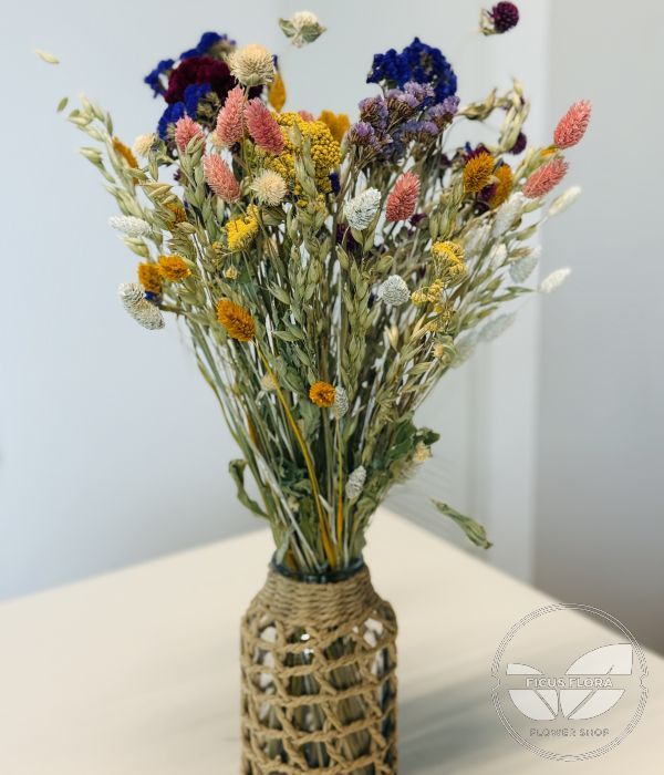 Rustic Meadow Dried Flower Arrangement