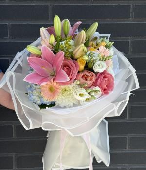 Blushing Radiance. Fresh flower bouquets in Toronto