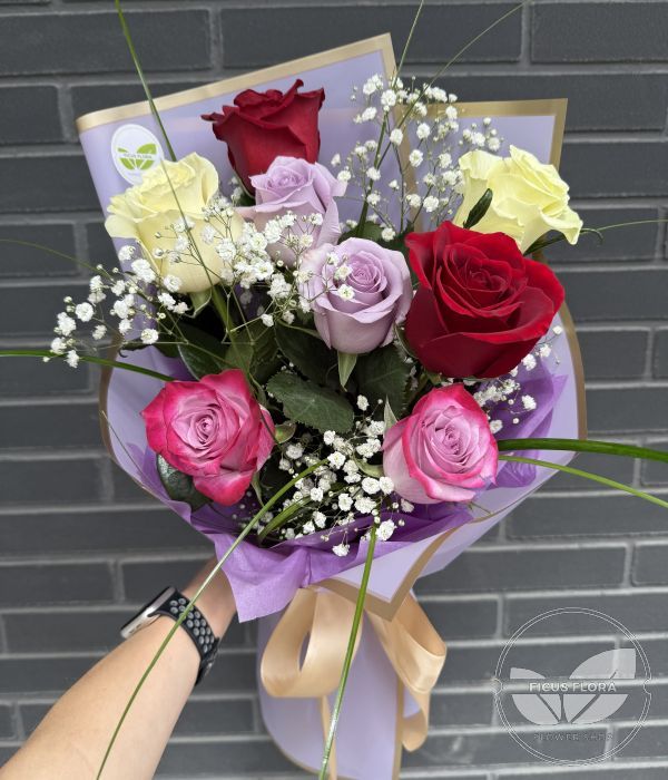 Color Harmony Bouquet. Flowers Ontario