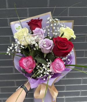 Color Harmony Bouquet. Fresh flower bouquets in Toronto