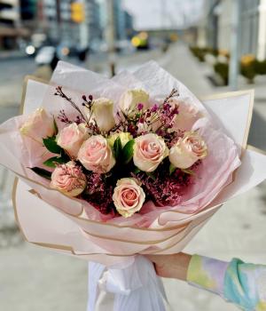 Pink Serenity. Fresh flower bouquets in Toronto