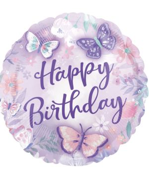 Standard Flutters Happy Birthday Balloon 18