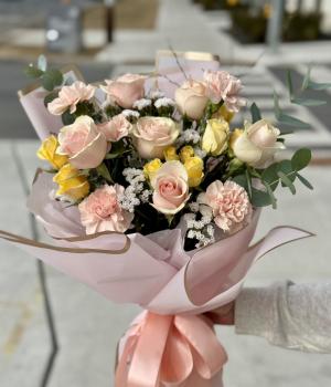 Blush Serenity. Fresh flower bouquets in Toronto