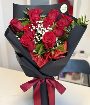 Passion in Red. Fresh flower bouquets in Toronto