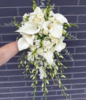 Cascade Bridal Bouquet. Fresh flower bouquets in Toronto