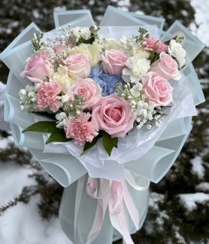 Blue Whisper. Fresh flower bouquets in Toronto