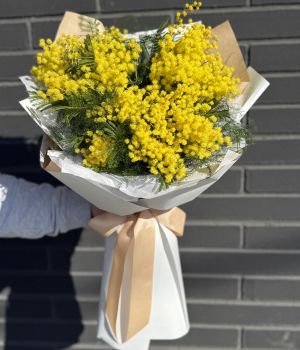 Golden Mimosa Sunshine. Fresh flower bouquets in Toronto