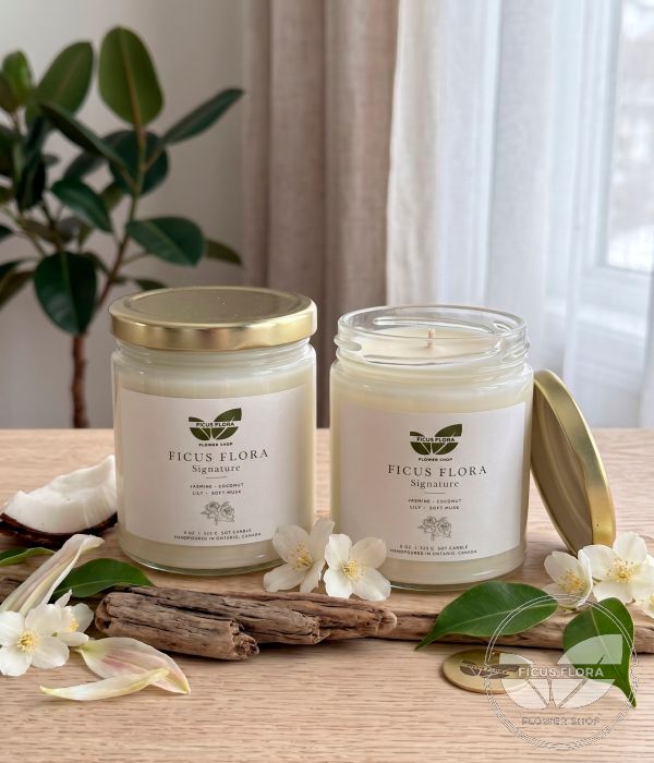 Signature Hand-Poured Soy Candle (8 oz)