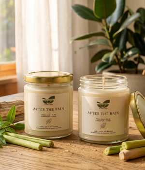 After The Rain Hand-Poured Soy Candle (8 oz). Fresh flower bouquets in Toronto