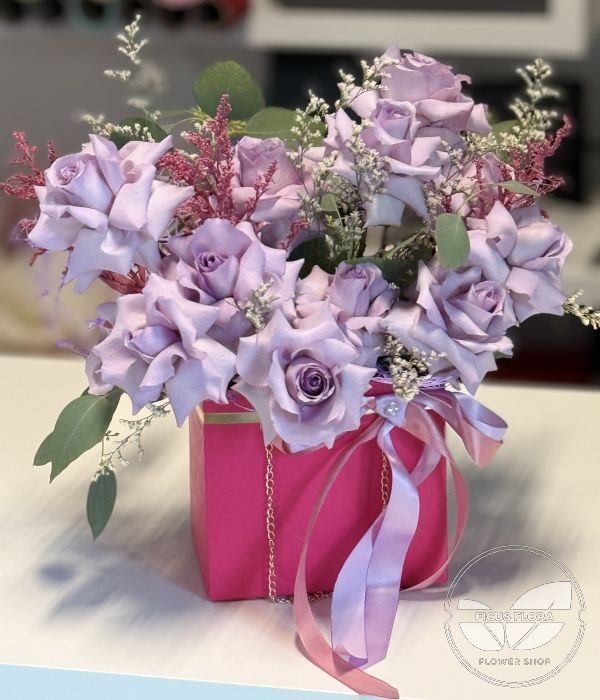 Lavender Rose Elegance Box | Toronto Flower Delivery