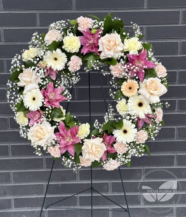 Sunrise Serenity Sympathy Wreath