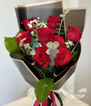 Crimson Charm. Fresh flower bouquets in Toronto