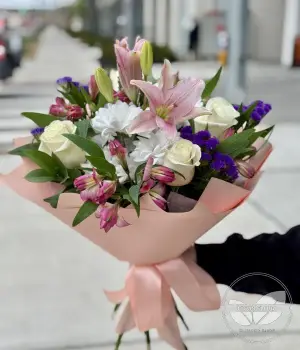 Blushing Harmony. Fresh flower bouquets in Toronto