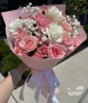 Pink Cloud Mini. Fresh flower bouquets in Toronto