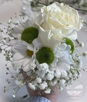Pure Delight Corsage. Fresh flower bouquets in Toronto