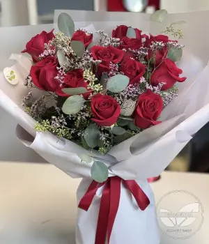 Scarlet Devotion. Fresh flower bouquets in Toronto