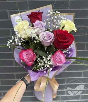 Color Harmony Bouquet. Fresh flower bouquets in Toronto