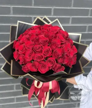 Grand Passion - 50 Roses. Fresh flower bouquets in Toronto