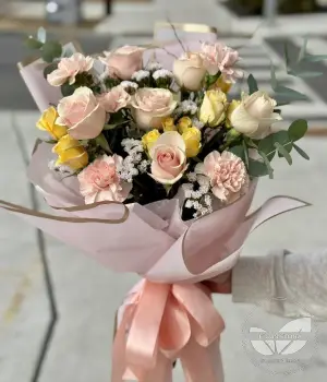 Blush Serenity. Fresh flower bouquets in Toronto