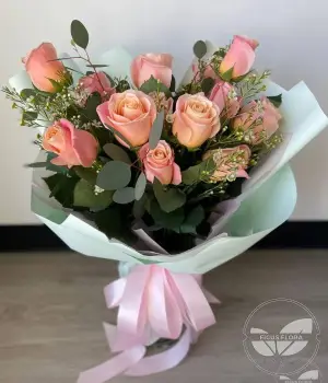 Elegant Blush. Fresh flower bouquets in Toronto