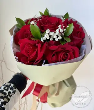 Crimson Elegance. Fresh flower bouquets in Toronto